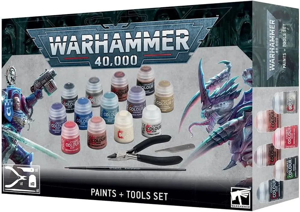 WARHAMMER 40000 PAINTS + TOOLS