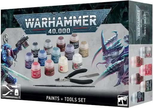 WARHAMMER 40000 PAINTS + TOOLS
